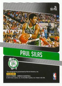 2018-19 Donruss - Significant Signatures #SS-PSL Paul Silas Back