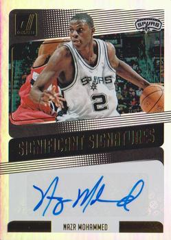 2018-19 Donruss - Significant Signatures #SS-NZM Nazr Mohammed Front