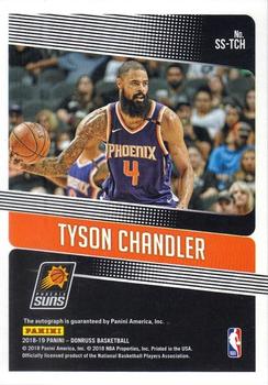 2018-19 Donruss - Significant Signatures #SS-TCH Tyson Chandler Back