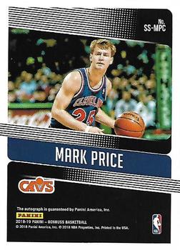 2018-19 Donruss - Significant Signatures #SS-MPC Mark Price Back