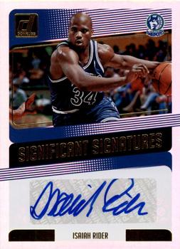 2018-19 Donruss - Significant Signatures #SS-IRD Isaiah Rider Front