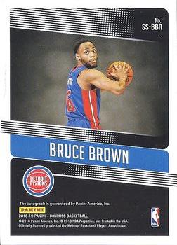2018-19 Donruss - Significant Signatures #SS-BBR Bruce Brown Back