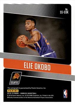 2018-19 Donruss - Significant Signatures #SS-EOK Elie Okobo Back