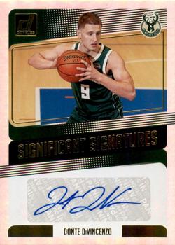 2018-19 Donruss - Significant Signatures #SS-DDV Donte DiVincenzo Front