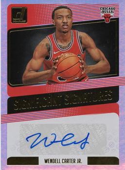 2018-19 Donruss - Significant Signatures #SS-WCJ Wendell Carter Jr. Front