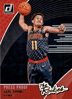 2018-19 Donruss - The Rookies Press Proof #5 Trae Young Front