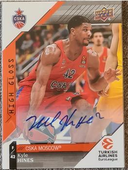 2017-18 Upper Deck EuroLeague - High Gloss Autographs #24 Kyle Hines Front