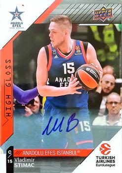 2017-18 Upper Deck EuroLeague - High Gloss Autographs #25 Vladimir Stimac Front