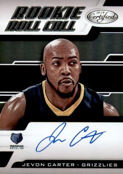 2018-19 Panini Certified - Rookie Roll Call #RRC-JC Jevon Carter Front