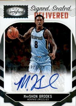 2018-19 Panini Certified - Signed Sealed Delivered #SSD-MSB MarShon Brooks Front