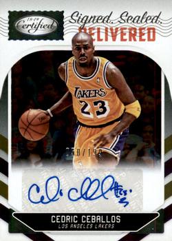 2018-19 Panini Certified - Signed Sealed Delivered #SSC-CCB Cedric Ceballos Front