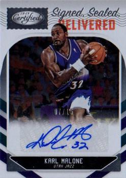 2018-19 Panini Certified - Signed Sealed Delivered #SSD-KML Karl Malone Front