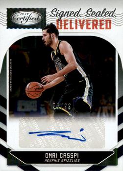 2018-19 Panini Certified - Signed Sealed Delivered #SSD-OCS Omri Casspi Front
