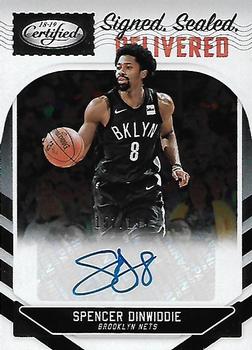 2018-19 Panini Certified - Signed Sealed Delivered #SSD-SDW Spencer Dinwiddie Front