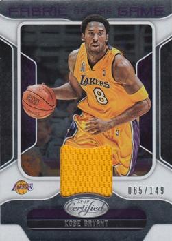 2018-19 Panini Certified - Fabric of the Game #FB-KBR Kobe Bryant Front