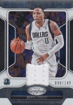 2018-19 Panini Certified - Fabric of the Game #FB-SMN Shawn Marion Front