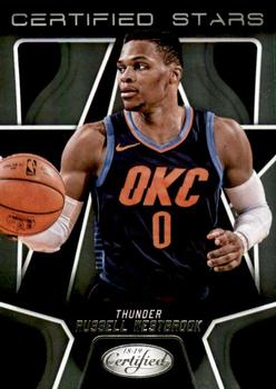 2018-19 Panini Certified - Certified Stars #CSR-13 Russell Westbrook Front
