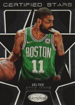 2018-19 Panini Certified - Certified Stars #CSR-19 Kyrie Irving Front