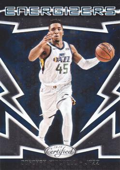2018-19 Panini Certified - Energizers #E-7 Donovan Mitchell Front