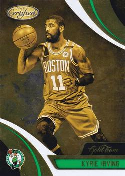 2018-19 Panini Certified - Gold Team #GT-14 Kyrie Irving Front
