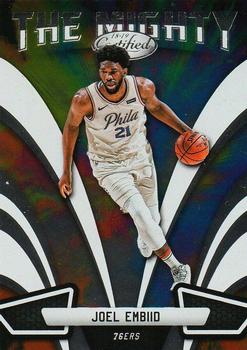 2018-19 Panini Certified - The Mighty #TM-15 Joel Embiid Front