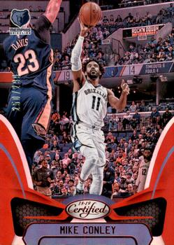 2018-19 Panini Certified - Red #31 Mike Conley Front