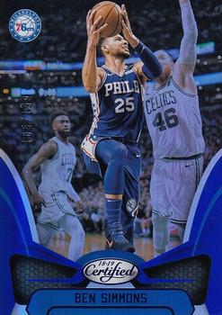 2018-19 Panini Certified - Blue #1 Ben Simmons Front