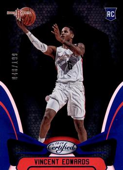 2018-19 Panini Certified - Blue #199 Vincent Edwards Front