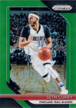 2018-19 Panini Prizm - Prizms Green #131 Seth Curry Front