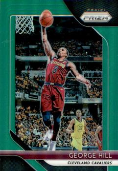 2018-19 Panini Prizm - Prizms Green #160 George Hill Front