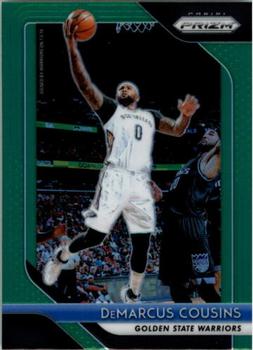 2018-19 Panini Prizm - Prizms Green #282 DeMarcus Cousins Front
