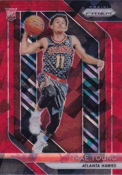 2018-19 Panini Prizm - Prizms Red Ice #78 Trae Young Front