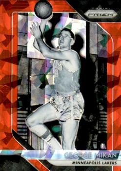 2018-19 Panini Prizm - Prizms Red Ice #285 George Mikan Front