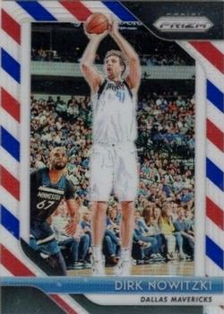 2018-19 Panini Prizm - Prizms Red White and Blue #2 Dirk Nowitzki Front