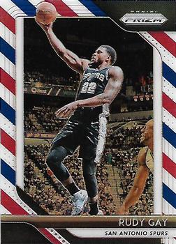 2018-19 Panini Prizm - Prizms Red White and Blue #3 Rudy Gay Front