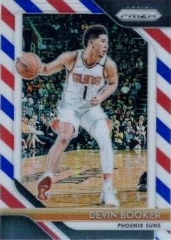 2018-19 Panini Prizm - Prizms Red White and Blue #11 Devin Booker Front