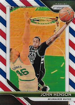 2018-19 Panini Prizm - Prizms Red White and Blue #17 John Henson Front