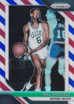 2018-19 Panini Prizm - Prizms Red White and Blue #25 Bill Russell Front