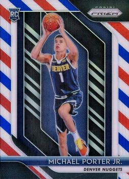 2018-19 Panini Prizm - Prizms Red White and Blue #32 Michael Porter Jr. Front