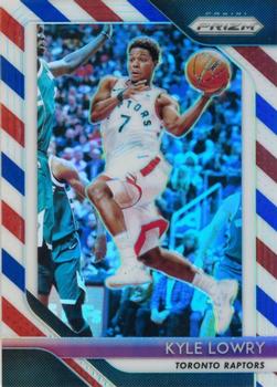 2018-19 Panini Prizm - Prizms Red White and Blue #33 Kyle Lowry Front