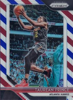 2018-19 Panini Prizm - Prizms Red White and Blue #38 Taurean Prince Front