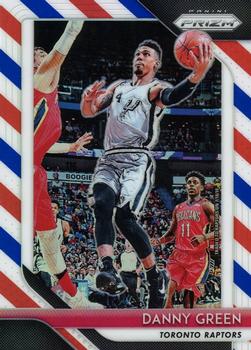 2018-19 Panini Prizm - Prizms Red White and Blue #43 Danny Green Front