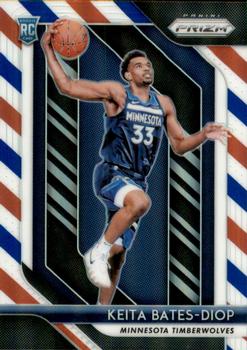 2018-19 Panini Prizm - Prizms Red White and Blue #47 Keita Bates-Diop Front