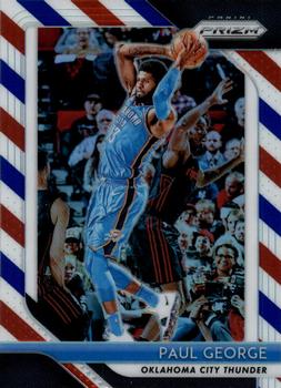 2018-19 Panini Prizm - Prizms Red White and Blue #49 Paul George Front