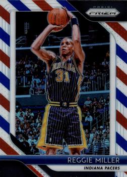 2018-19 Panini Prizm - Prizms Red White and Blue #55 Reggie Miller Front