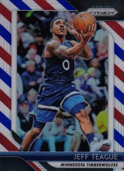 2018-19 Panini Prizm - Prizms Red White and Blue #57 Jeff Teague Front