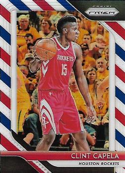 2018-19 Panini Prizm - Prizms Red White and Blue #74 Clint Capela Front