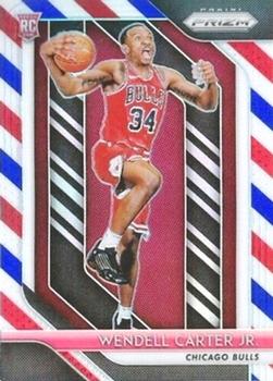 2018-19 Panini Prizm - Prizms Red White and Blue #80 Wendell Carter Jr. Front