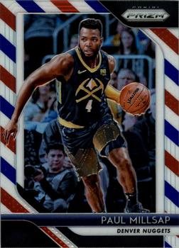 2018-19 Panini Prizm - Prizms Red White and Blue #82 Paul Millsap Front