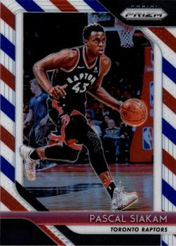 2018-19 Panini Prizm - Prizms Red White and Blue #83 Pascal Siakam Front